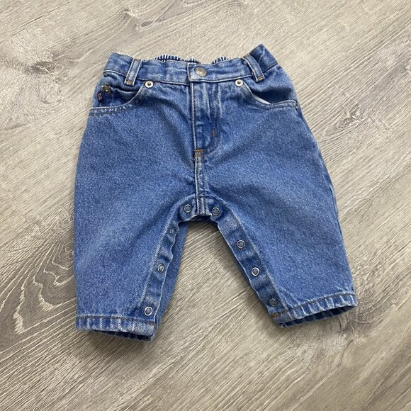 Polo Ralph Lauren Baby Toddler Jeans 3/6M Classic Denim Pants Vintage - Picture 1 of 3